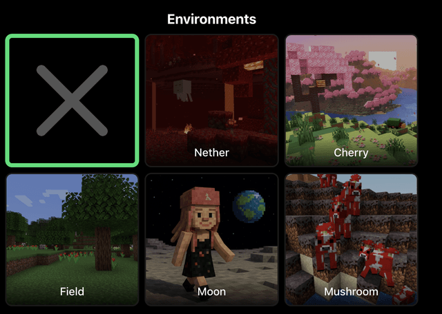 Choose biome when custom
